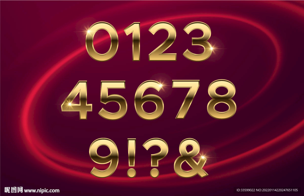 金属数字字体设计图在广告设计中的应用与价值